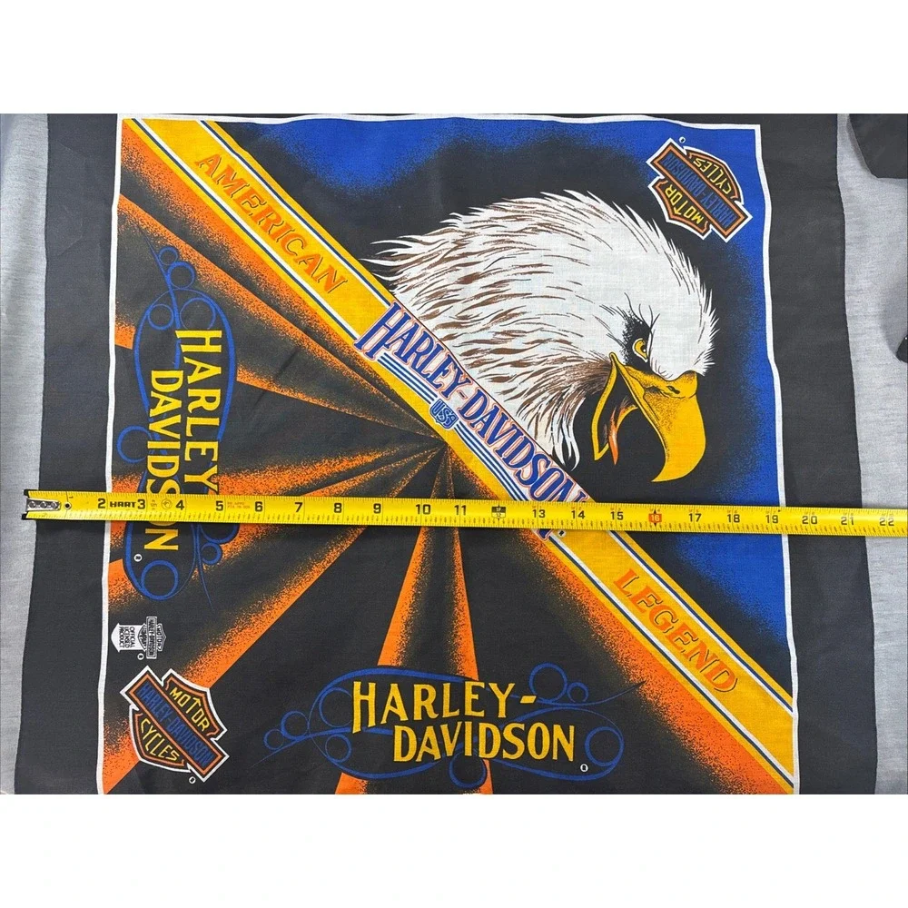 Official Harley Davidson Eagle Handkerchief Scarf Bandana Break Away Broken Wing